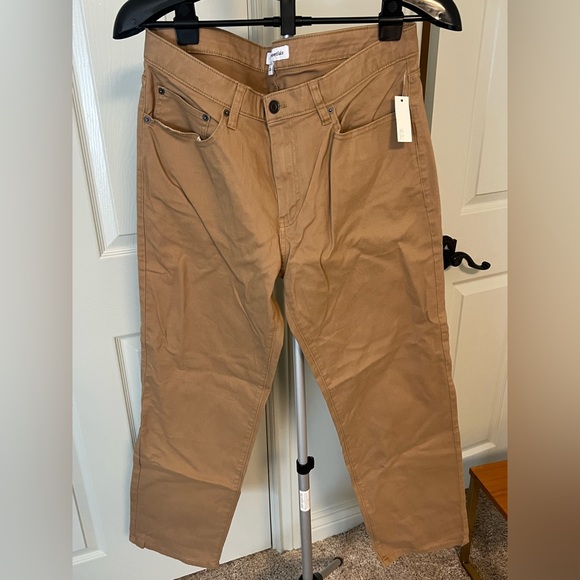 Amazon Essentials Khaki Cotton Jeans - Picture 1 of 4